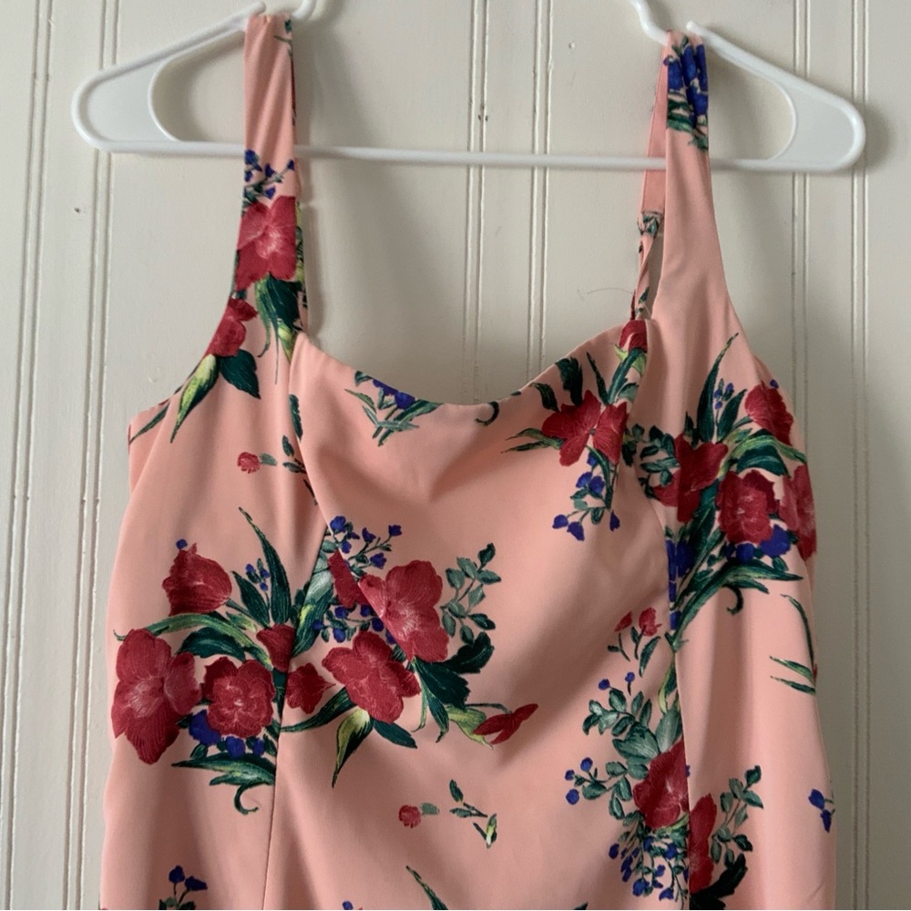 Abercrombie & Fitch Pink Floral Strapless Dress - Picture 5 of 7